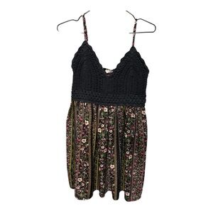 Derek Heart Black and Floral Dress